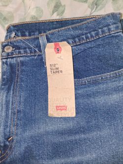 Brand new Levi's Jeans  512 slip taper size 36x34