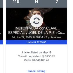 NETON VEGA FRIDAY 6/27