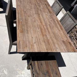 Large dining Table With Chairs