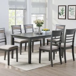New Dining Room Set ( Dining Table And 6 Dining Chairs )