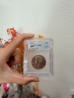 1999-P Kennedy Half Dollar ICG MS69 Signed by Austin Hutto