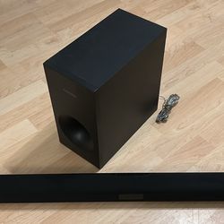 Samsung Soundbar with subwoofer