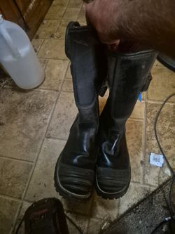 Pro Warrington $600 firefighting boots fire retardant resistant material motorcycle horse riding too