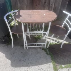 Table And 2 Chairs 