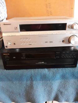 Receiver and CD changer.