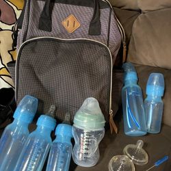 Diaper Bag & Bottles 