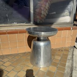 Modern Aluminum Accent Table / Stool