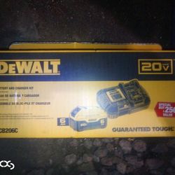Brand New Unopened DeWalt 6.0mAh Battery And Charger 