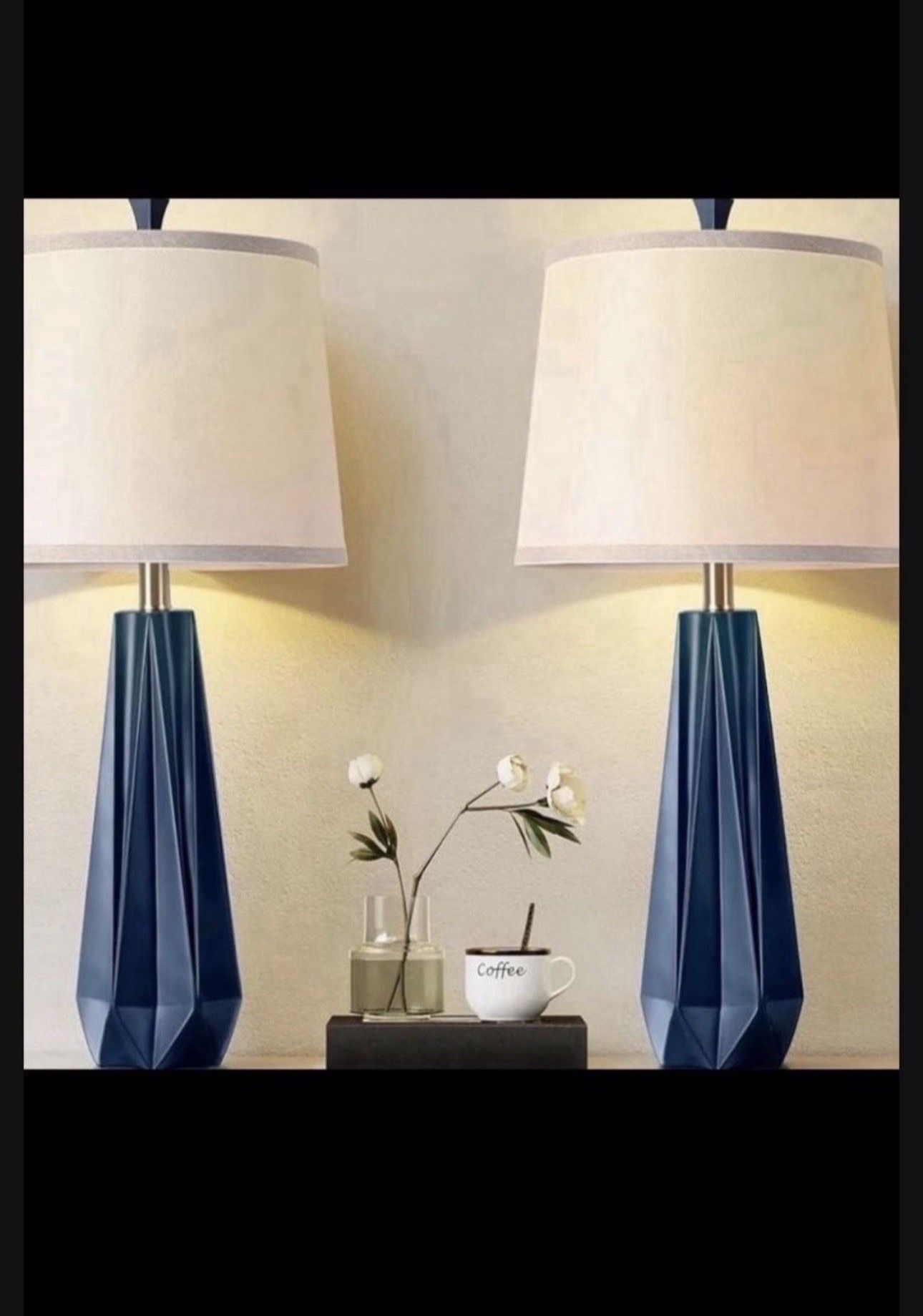 Modern Nightstand Lamps Brand New   $120