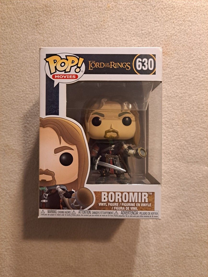 [VAULTED] Funko Pop! Boromir #630 with soft protector (from The Lord of the Rings franchise)