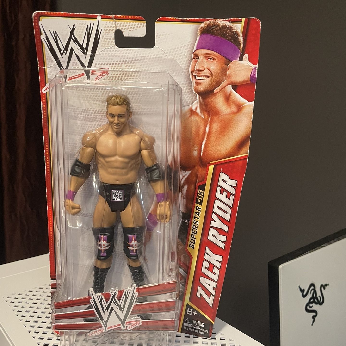 WWE Wrestling Basic Series 24 Zack Ryder Action Figure 3 for Sale