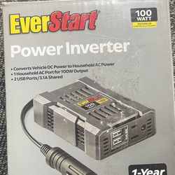 Ever start 100 W Power Inverter / 2  pkg