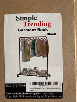 Simpler trending rod clothing color Black