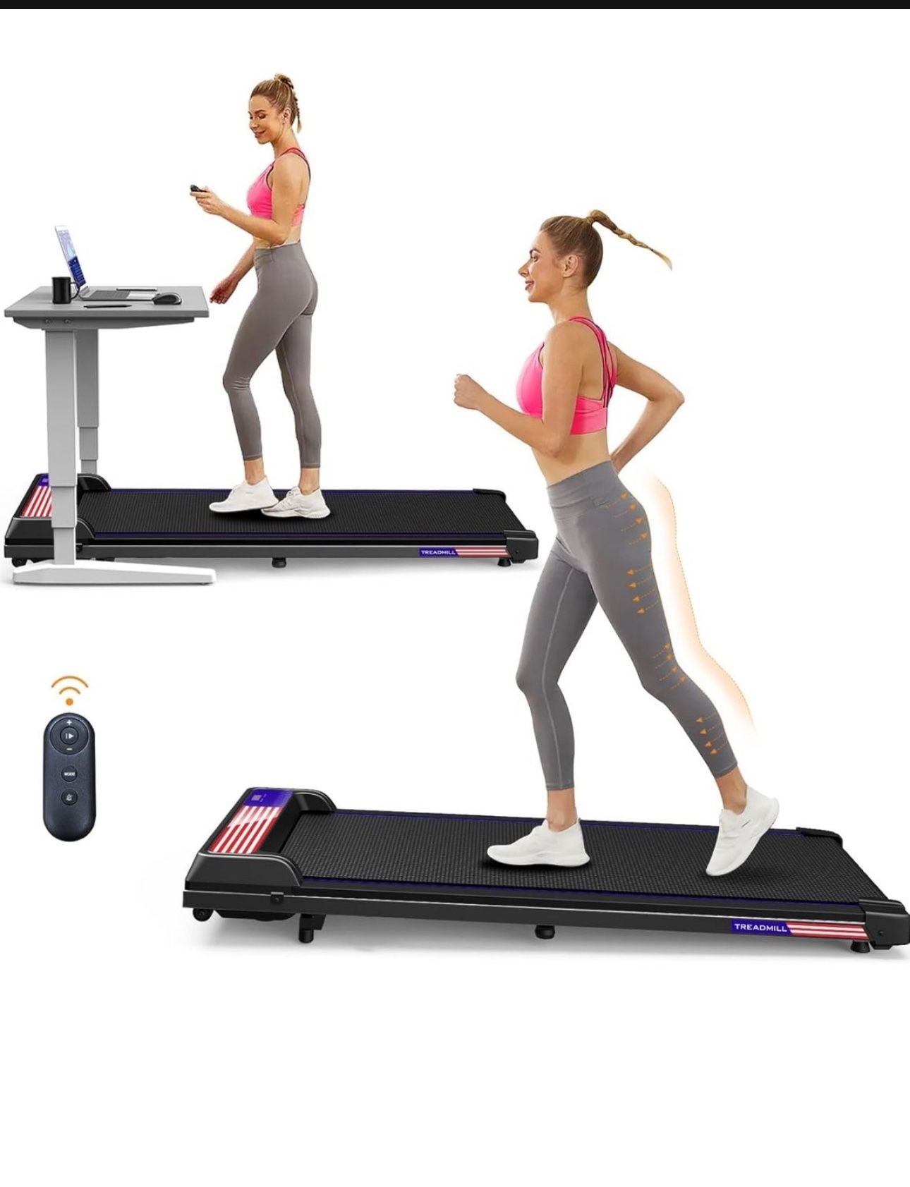 Under Desk Treadmill Mini Walkingpad FUNMILY Treadmill Dengan