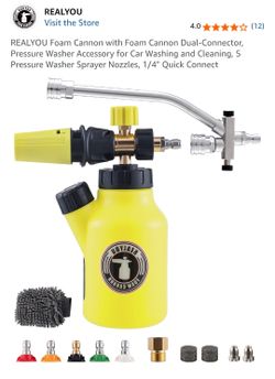 Foam cannon for car wash