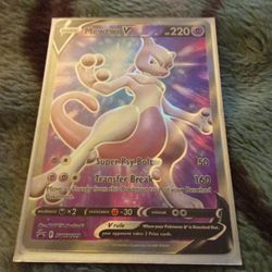 Pokemon Mewtwo Holographic Card