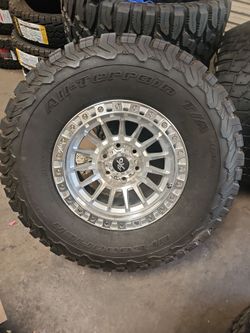 17x9 axd rims 6 lug 6x139 6x5.5 on used tires 315 70 17