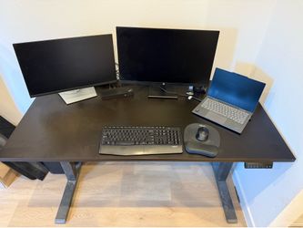60” Electric Height-Adjustable Standing Desk