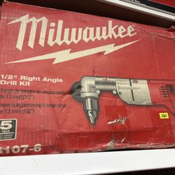 Milwaukee New 1/2” Right Angle Drill Kit 