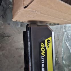 Ryobi 40v 6ah Battery