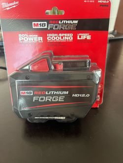 Milwaukee battery 12.0  forge