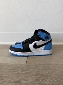 Air Jordan 1 Retro High OG GS “UNC Toe” 💙🤍🖤