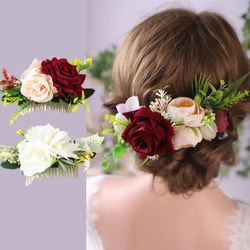 Big Camellia Flower Hair Claws Clips Women Girls Muliticolor Rose Large Hair Clamps Ponytail Holder Barrettes Hair Accessories  Message me if you are 