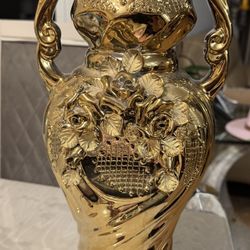  Gold European-style Retro Large Flower Vases for Living Dining Room Table Centerpiece Bedroom Office Hotel Home Decorative Vase for dried arrangement