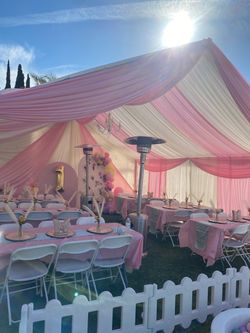 Tent draping