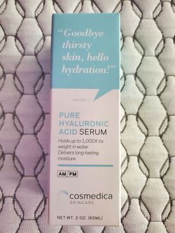 NEW Cosmedica Skincare Pure Hyaluronic Acid Serum 2 oz
