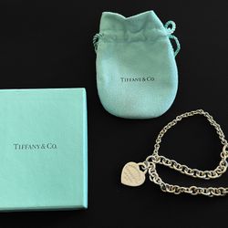 Tiffany Heart Tag Bracelet 7 “