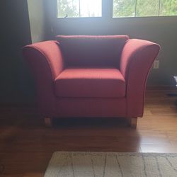 Cozy red chair