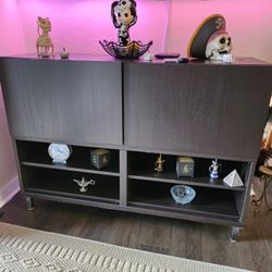 Dark Brown TV Cabinet. 2 parts