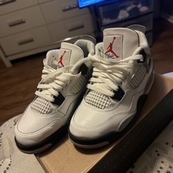 White Cement Jordan 4s