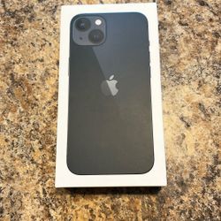 iPhone 13 128 Midnight Color, New, Opened Box, New Battery