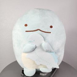 15" Sumikko Gurashi Dinosaur Tokage Teal Blue Plush With Mom