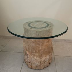 Vintage Coffee Glass Table 