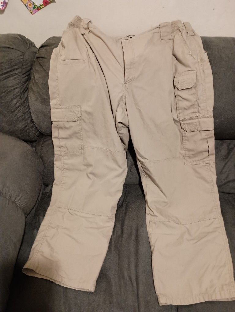 44x30 Tan Pants With Pockets 5.11 Tactical Pants