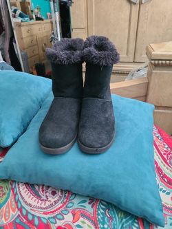 Black Suede Boots