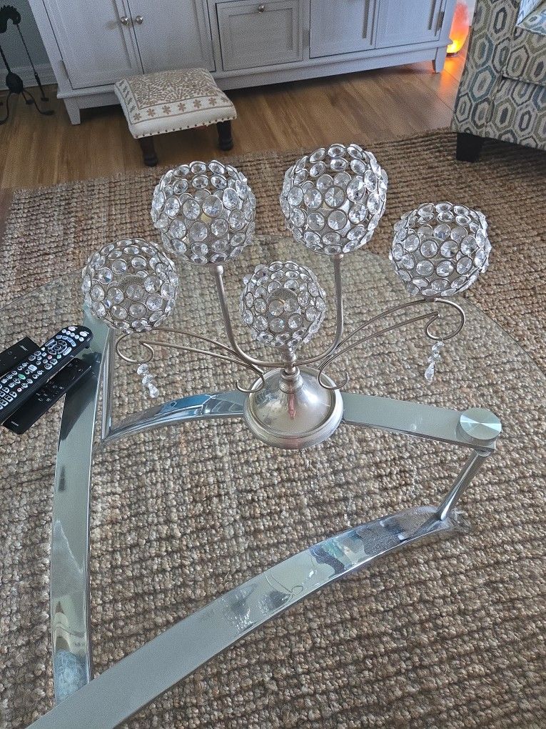 Sweet Crystal Candlabra