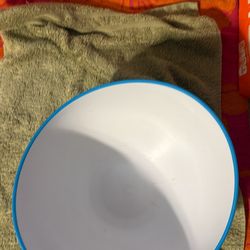 Blue Plastic Kitchen Bowl