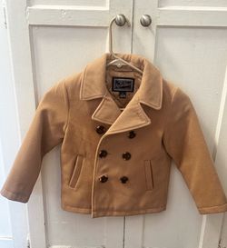 Rothschild Kids Camel Wool Peacoat Size 4T