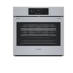 Bosch 800 Series 30 inch Single Electric Wall Oven True Convection and Self-cleaning (Stainless Steel)