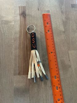 Hand made Cut Beads keychain