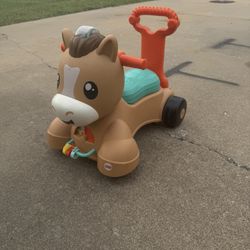 Fisher Price Ride On Horse 
