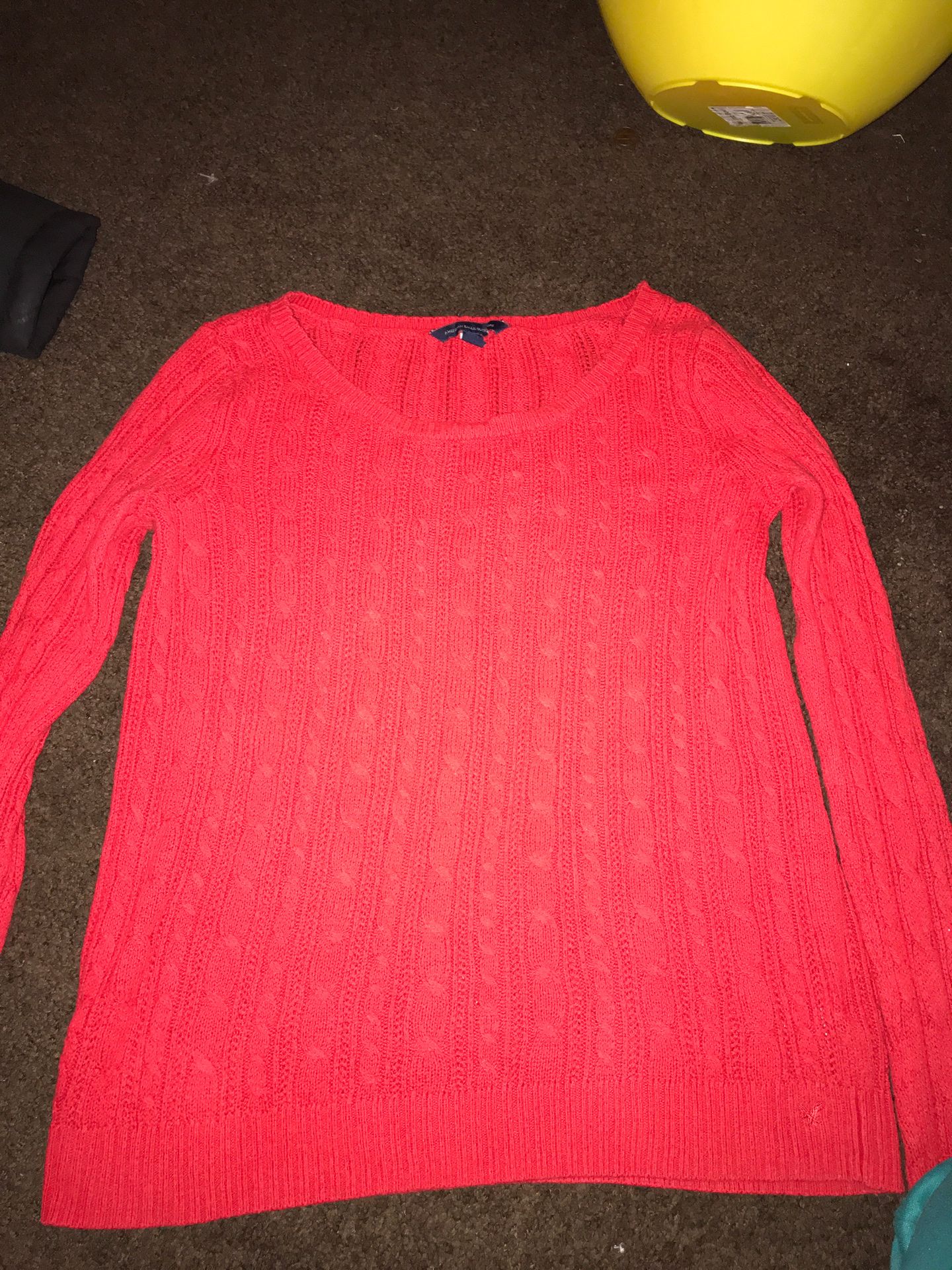 American Eagle OutFitters Red Long Sleeve