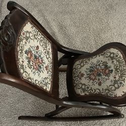 wooden folding rocking  chair 