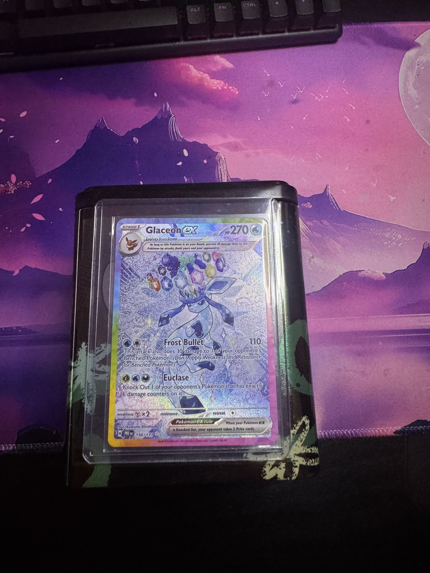 Glaceon Ex SIR #150 Pokemon Prismatic Evolutions