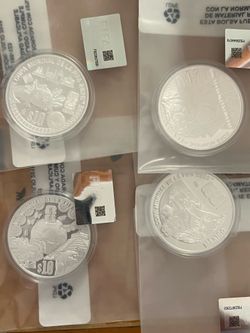 World Cup Mexican  silver coins