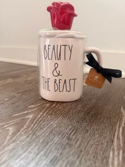 Rae Dunn Beauty and the Beast Disney MuG